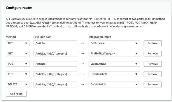 Route Config