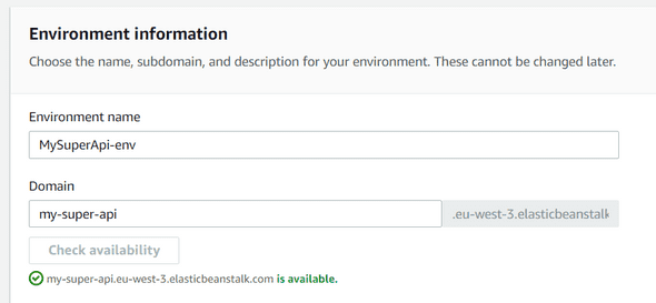 elb env info